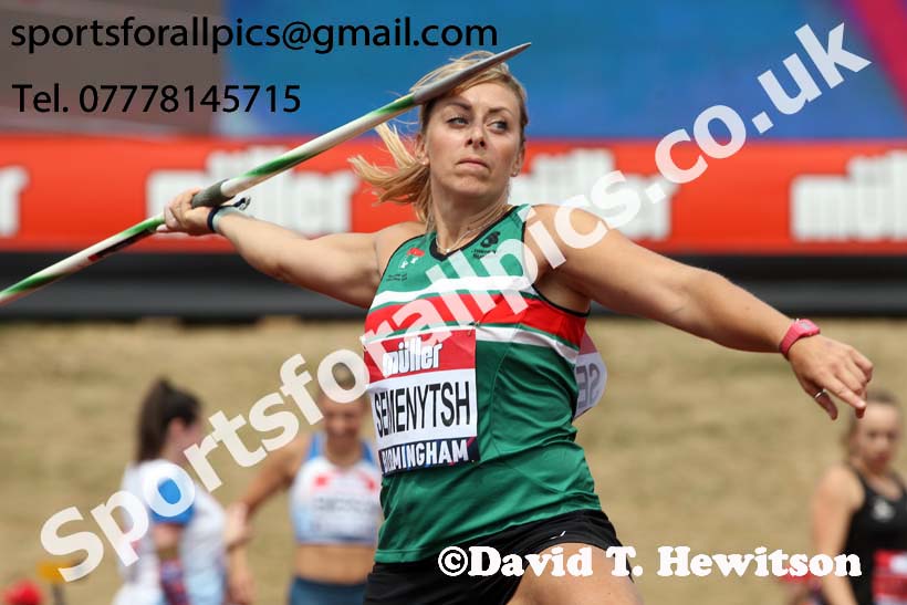 Womens javelin, Muller British Championships, Alexander Stadium, Birmingham. Photo: David T. Hewitson/Sports for All Pics
